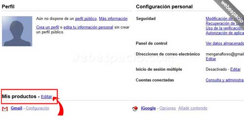 eliminar gmail