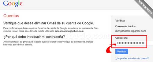 contraseña gmail