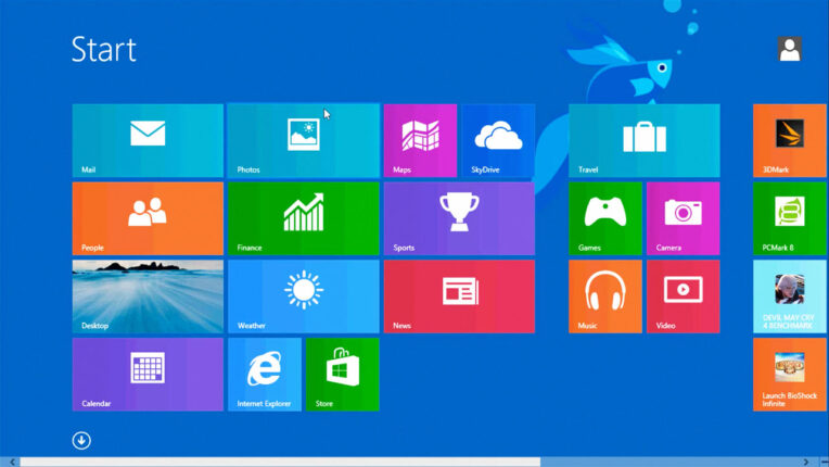 interfaz de usuario windows 8