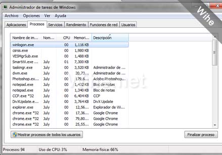 procesos windows