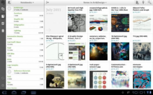 Evernote, aplicación del Kindle Fire