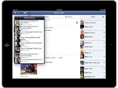 Facebook para iPad