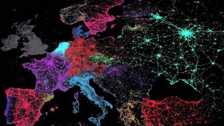 mapa mundo cómo habla tweets