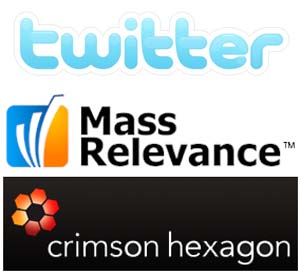 mass relevance, crimson hexagon y twitter