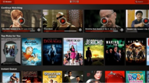 Aplicación Netflix de Kidnle Fire