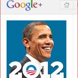 barack obama ya en google plus