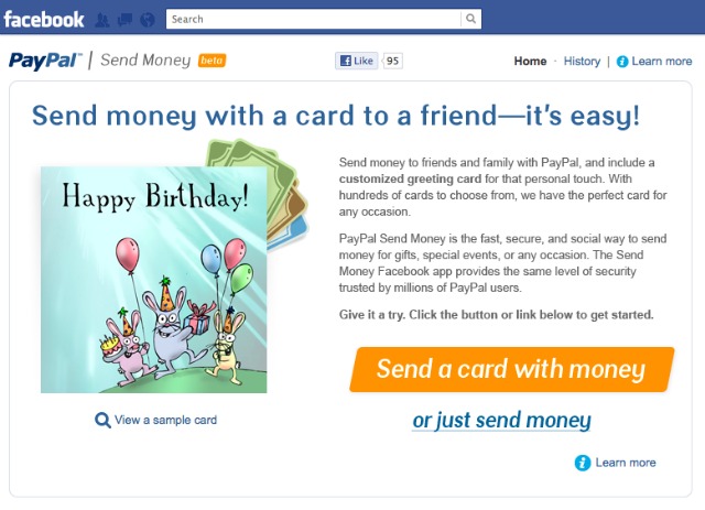PayPal lanza aplicación gratuita para enviar dinero por Facebook