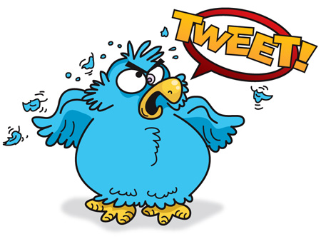 Twitter molesto