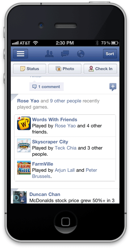 Facebook actualiza plataforma de juegos