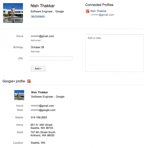 Google+  se integra  a Gmail para sincronizar contactos y compartir fotos
