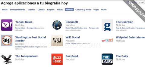 Cómo instalar aplicaciones a tu Biografía (Timeline) de Facebook