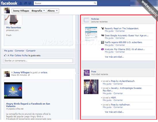 Aplicaciones de Facebook actualizadas para integrar Timeline