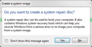 Windows 7 recuperación