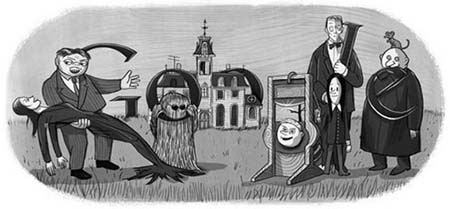 Doodle familia Adamms