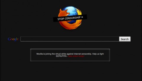 Internet de "luto” en contra de leyes antipiratería SOPA y PIPA
