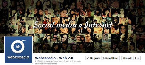 portada facebook de webespacio