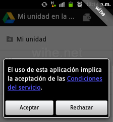 terminos y condiciones google