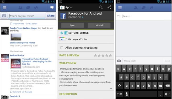 facebook para android