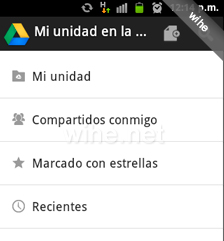 mi unidad google drive android