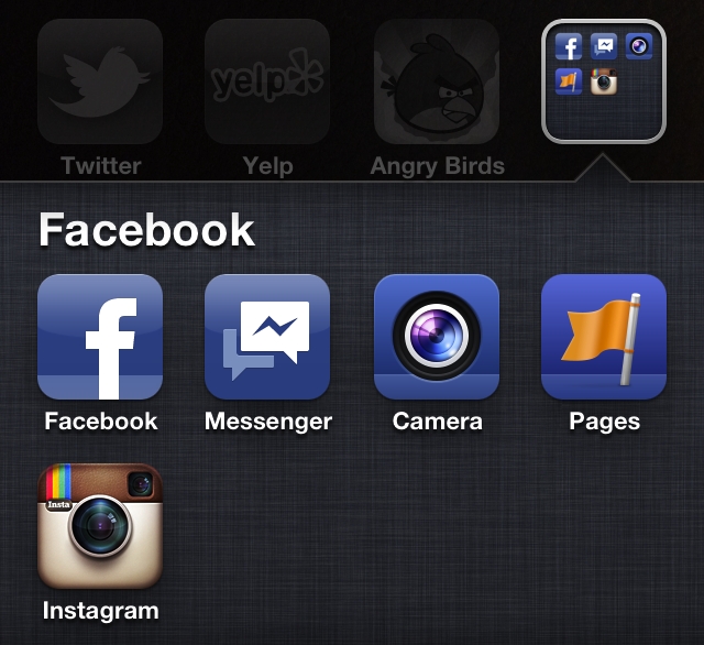 aplicaciones Facebook iPhone