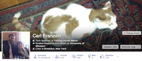 Facebook nueva Biografía