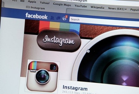 Boton Instagram en Facebook