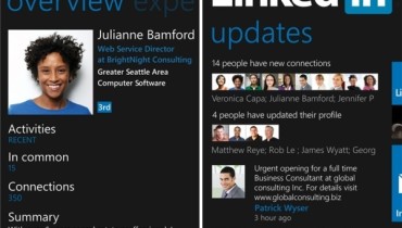 LinkedIn Windows Phone