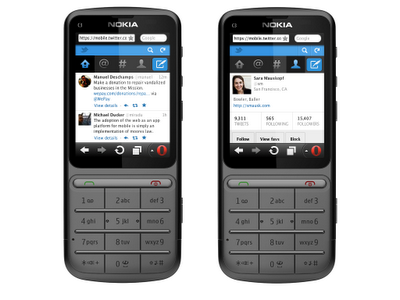 Twitter actualiza sitio web móvil