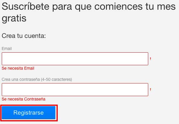 Cómo registrarse en Netflix paso 3