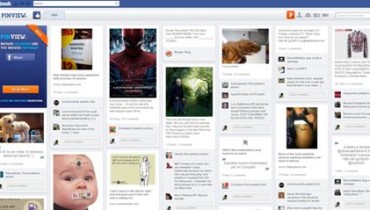 Tu perfil de Facebook al estilo Pinterest con PinView