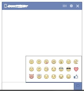 Facebook emoticones al chat 