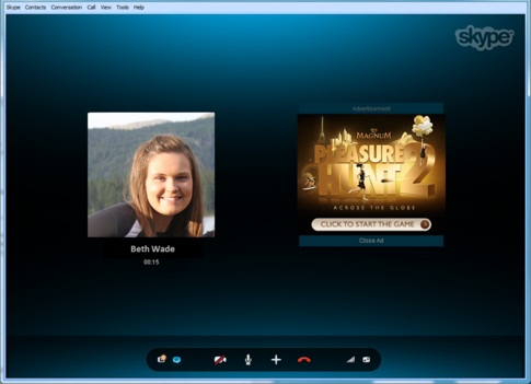 Skype anuncios publicitarios llamadas