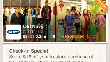 Foursquare lanza sus primeros anuncios “actualizaciones promocionadas”