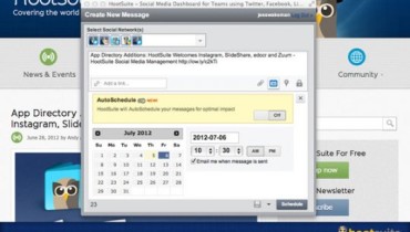 HootSuite añade AutoSchedule