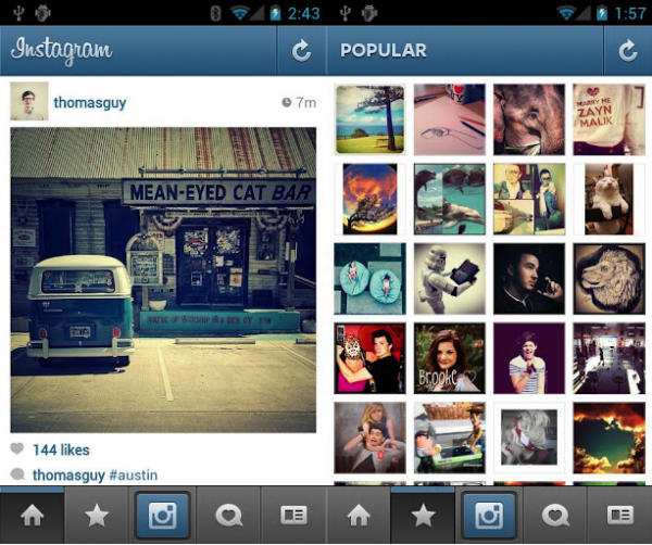 Instagram para android