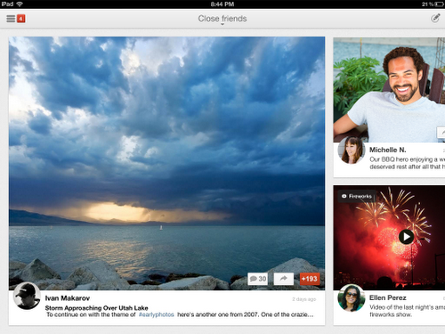 Google+ para iPad