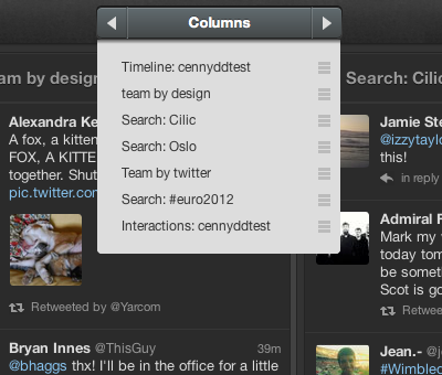Actualización de Tweetdeck