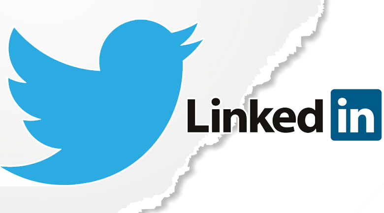 Twitter en LinkedIn