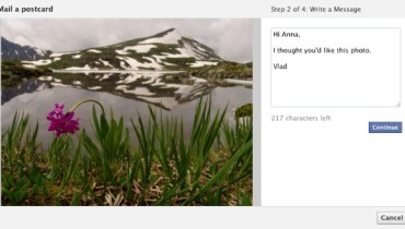 Facebook prueba convertir fotos en postales impresas