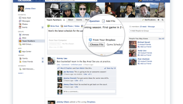 Comparte archivos de Dropbox en los grupos de Facebook
