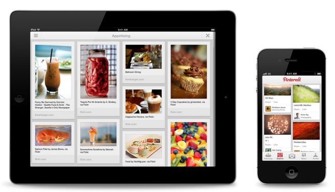 Pinterest se actualiza para dar soporte a iPhone 5