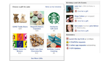 Facebook regalos