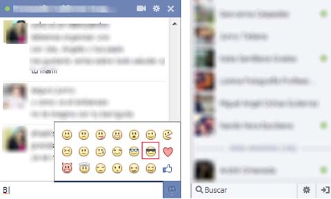 emoticones del chat de facebook