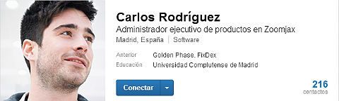 encabezado del perfil usuario de linkedin