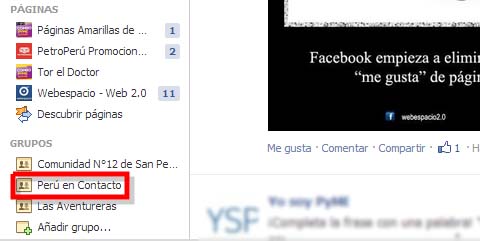 Entrar a grupos de facebook