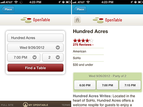 Foursquare ya permite hacer reservas en restaurantes