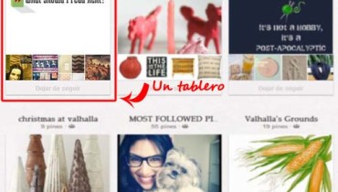 tablero de pinterest