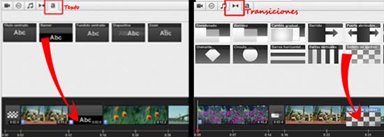 transiciones y textos