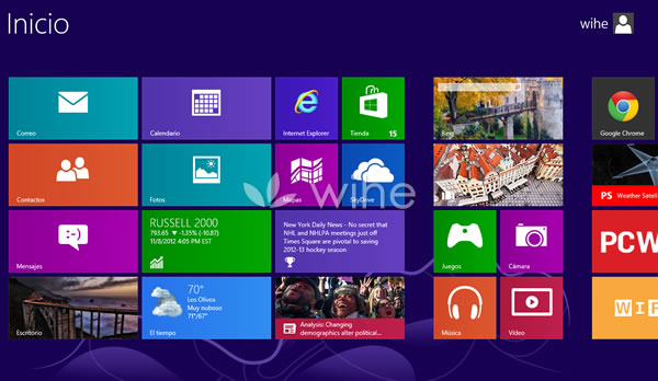 inicio windows 8
