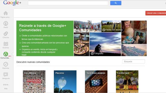 Google+ Comunidades